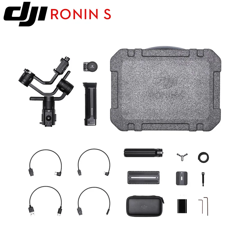 

IN STOCK!! DJI Ronin S Professional Camera Control 3-axis Stabilization Max Battery Life 12 hrs Automated Smart Features