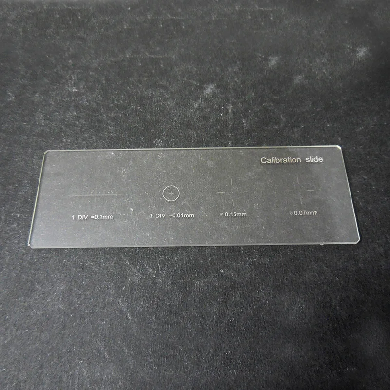 

0.01mm Calibrate Microscope Slide Stage Micrometer Calibration with 4 Scales