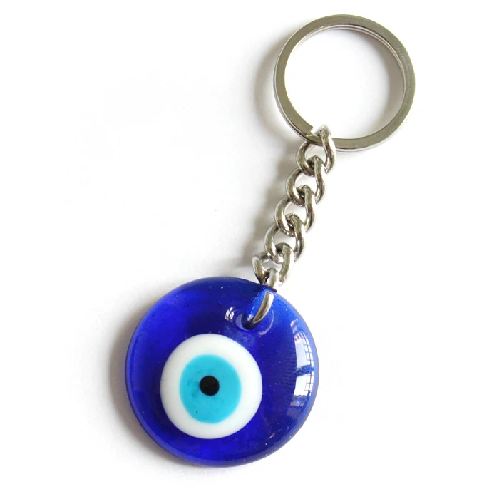 Evil eye beaded keychain glass material evil eye products blue style free shippingeye codeeye