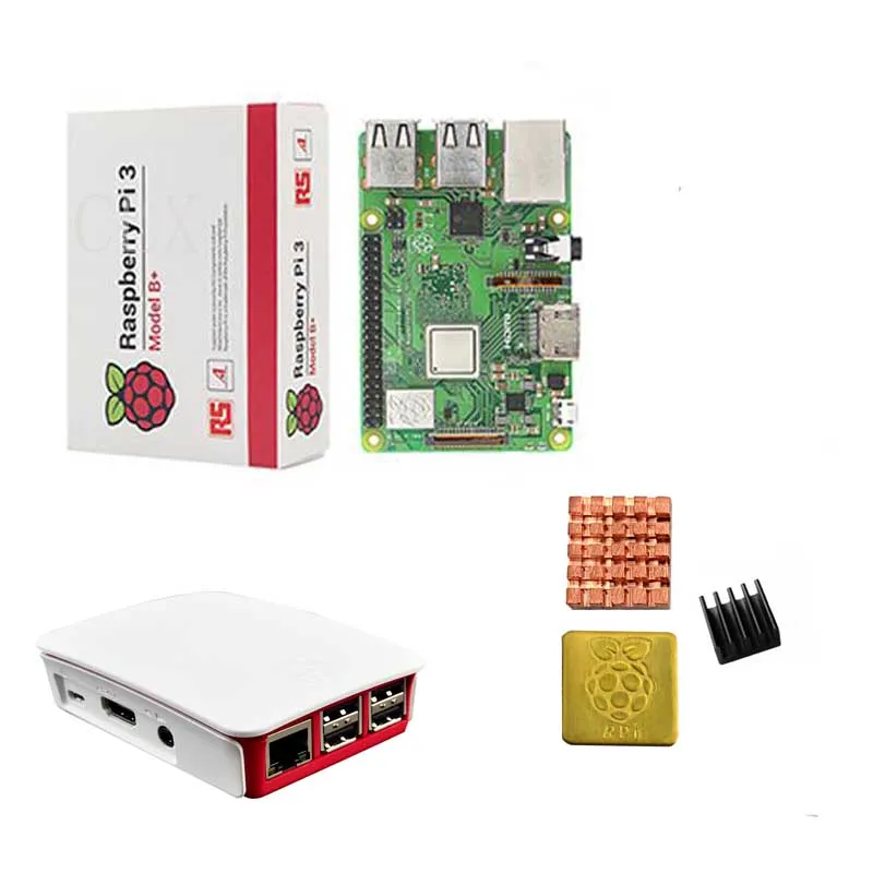 Raspberry Pi 3 Model B+ ( B Plus ) or Raspberry Pi 3 Model B+ABS offical Case+Heat Sink free shipping Raspberry Pi 3 Model B+ ( B Plus ) or Raspberry Pi 3 Model B+ABS offical Case+Heat Sink free shipping