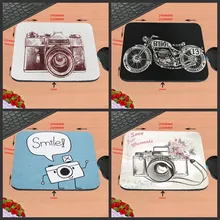Camera Art Custom Silicon Anti-slip Gaming Mousepad Computer Mouse Pad Mat For Optical Mice Trackball Mouse As A Gift maiyaca new anti slip pc my neighbour totoro anime umbrellas silicon mouse pad mat mice pad for optical