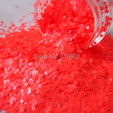 Устойчивы к воздействию растворителей блеск Неон Темно-оранжевый точка блеск 1 мм круги блеск frankening Лаки для ногтей питания