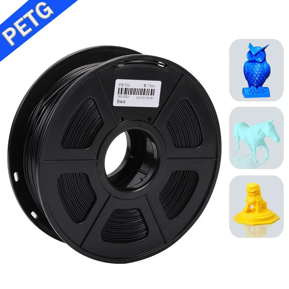 

PETG Filament 2018 promotion 1kg 2.2lb Solid Color 1.75mm blank with 20 color for high strength quality craftsman