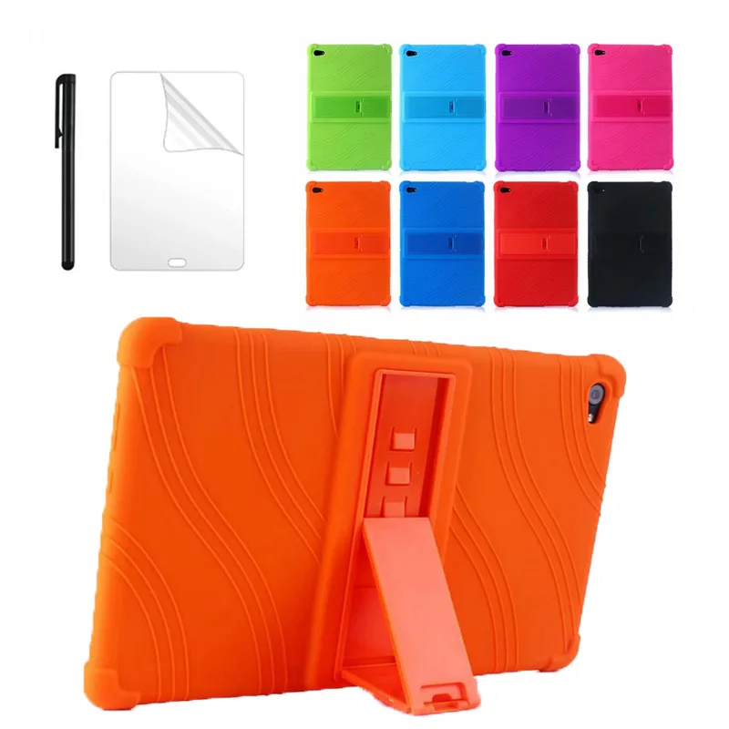 

Durable Shockproof Silicone Case For Huawei MediaPad M5 Lite 10 BAH2-L09/W19 DL-AL09 10.1" cover for huawei M5 lite 10 + film