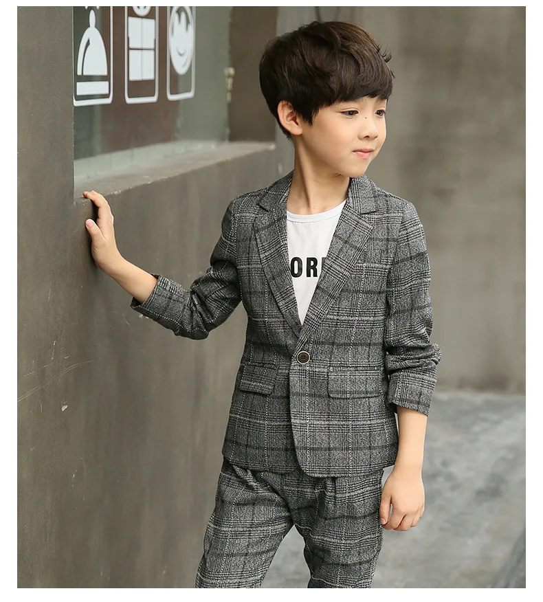 

2018 new spring boys clothes style suit for boys' middle and high school children