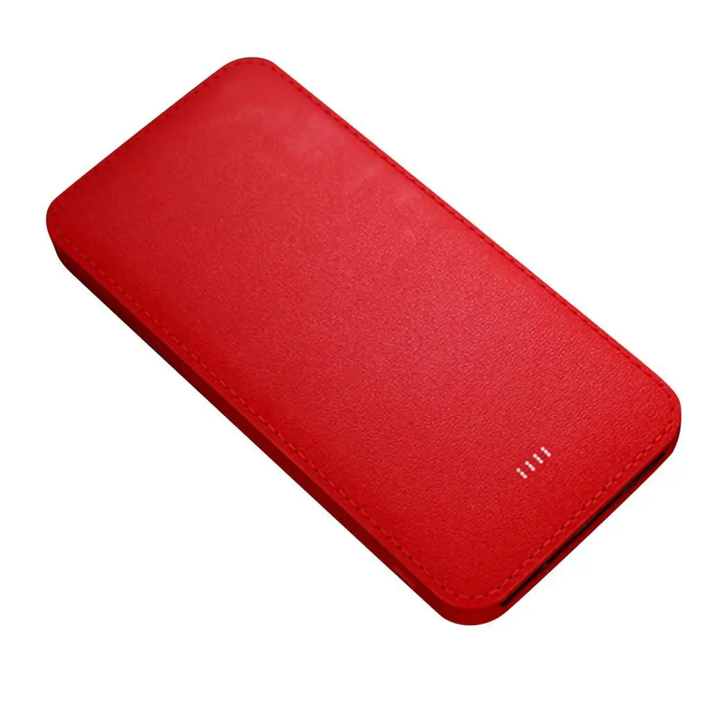 10000 мАч power Bank Тонкий с двумя портами USB Мобильный Внешний аккумулятор портативное