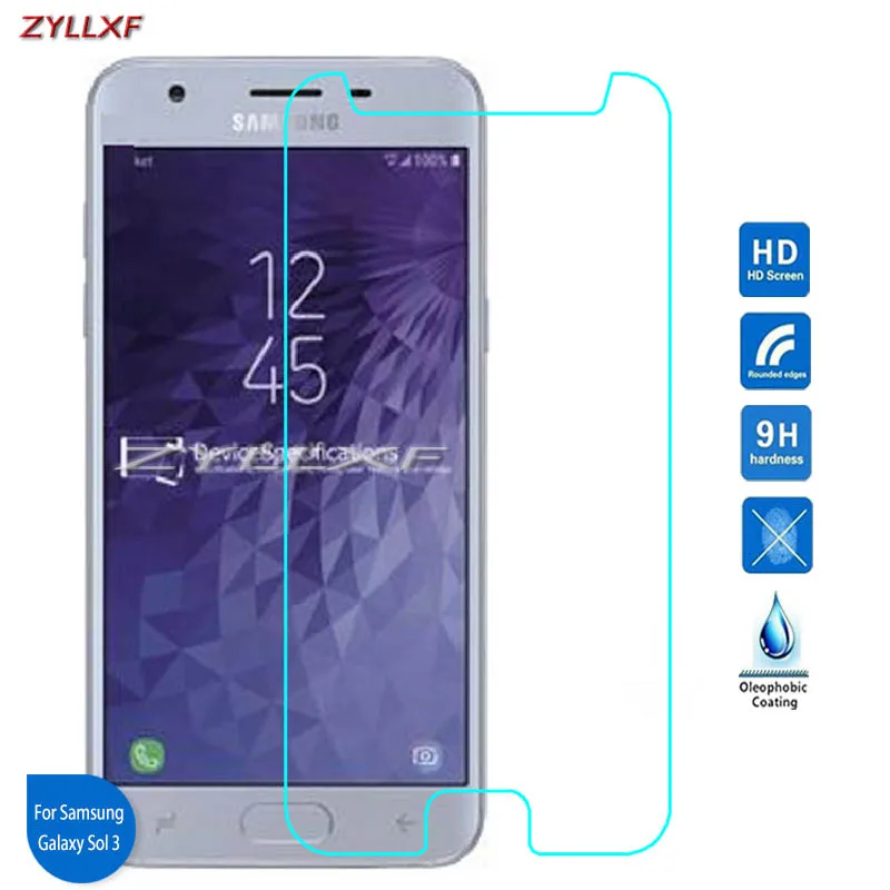 Для Samsung Galaxy Sol 3 Защитная пленка из закаленного стекла 5 дюймов 9H 2.5D для Sol3 A336AZ