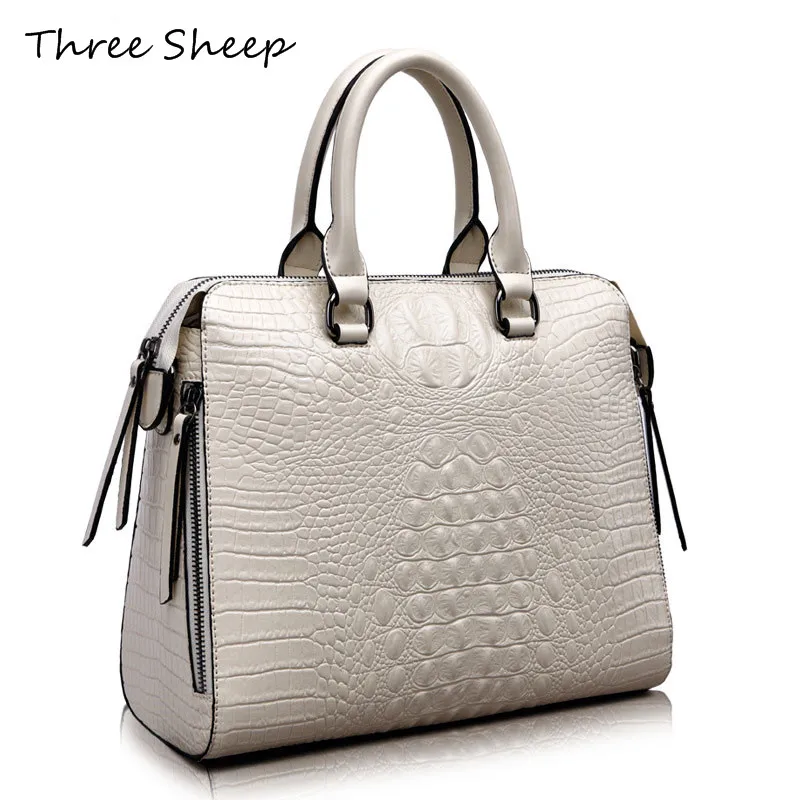 2017 Womens Designers Handbags Women Split Leather Handbag Crocodile 2017 Womens Designers Handbags Women Split Leather Handbag Crocodile Las Hand Bags Large Tote Bag Fringe Sac A Main Femme In Shoulder From