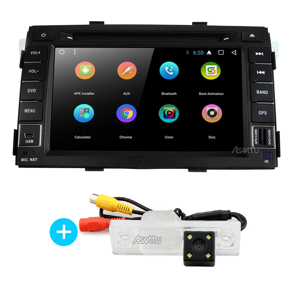 2 г+ 32 г Android 7.1 Quad Core Для KIA Sorento 2009 2010 2011 2012 dvd-плеер автомобиля gps-навигация головное устройство автомобиля радио видео плеер - Цвет: with camera