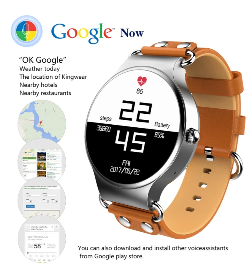 Новая мода SmartWatch OLED Экран sim телефон 8 г Встроенная память воспроизведения музыки Интеллектуальный спорт поддержка шагомер GPS Wi-Fi приложение SMS вызов