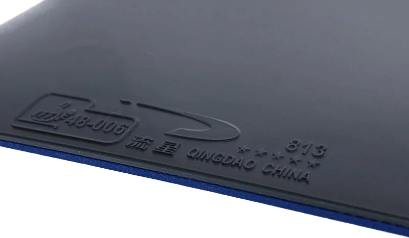 نيزك (ليو شينغ) 813/813 برو (حلقة الهجومية ، الأصفر/الأزرق الإسفنج) بالنقاط ، في تنس الطاولة المطاط بينغ بونغ الإسفنج