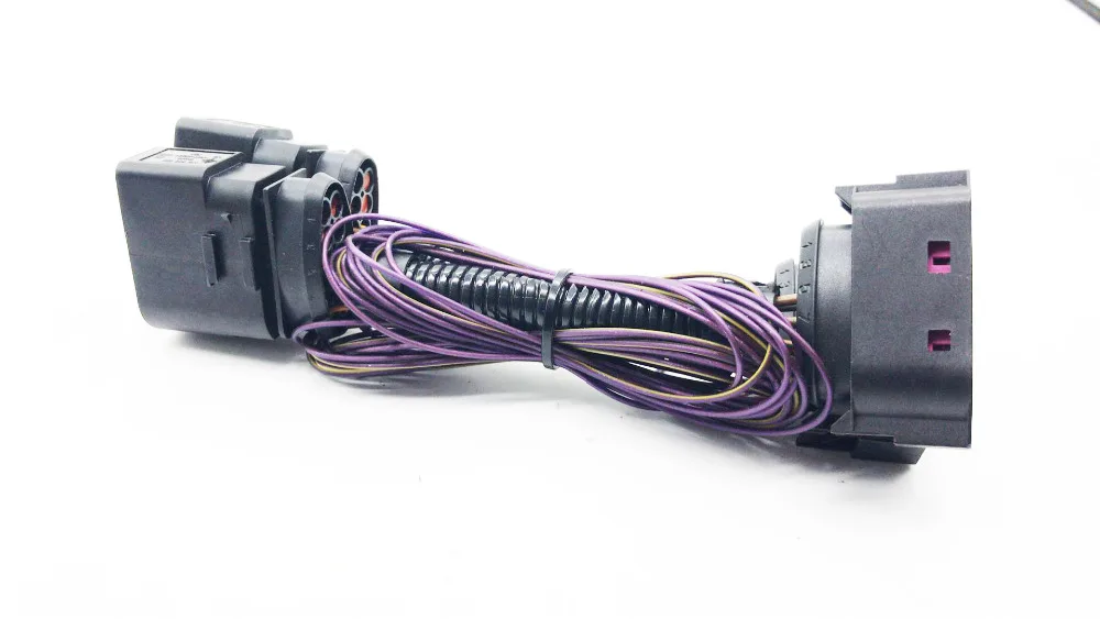 HID светодиодный фары 10-14 Pin конверсии линии обновления галогенные фары в ксенон светодиодный кабель адаптера для Octavia