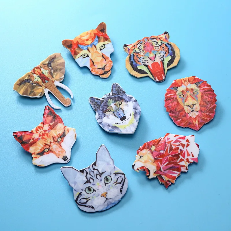 

Hot Sell Animal Acrylic Badges Creative Cartoon Backpack Badge Charm Brooch Button Pins Denim Jacket Pin Badge Jewelry Gifts New