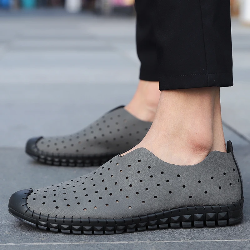 Мужские повседневные туфли ZUNYU летняя дышащая обувь модные мягкие мужские