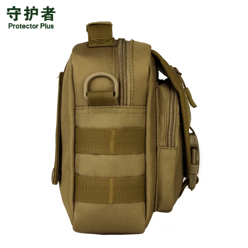 Protector Plus K315 Outdoor Sports Bag Camouflage Nylon Tactical Military Molle EDC Pouch Hiking Cycling Messenger Bag