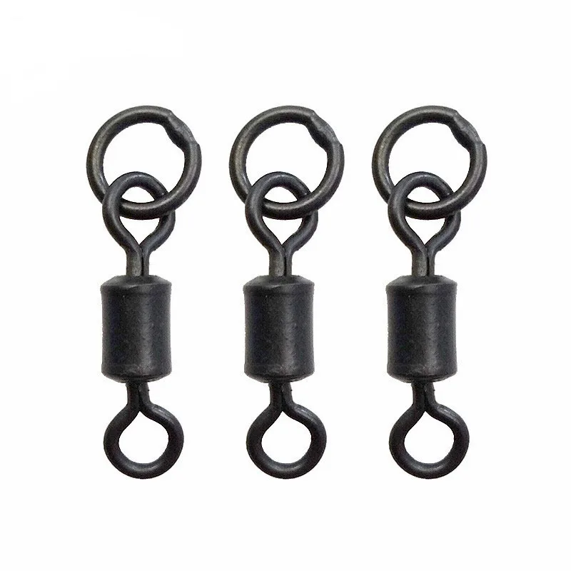 Buy Hyaena 10pcs Fishing Rolling Swivels Solid Ring