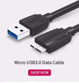 Vention Mini USB кабель для синхронизации данных USB 2,0 источник питания зарядное устройство и передача USB кабель для компьютера MP4 MP3 жесткий диск камера мини