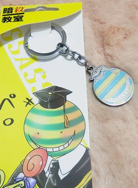 

wholesale Japanese New Hot Anime Cute Ansatsu Kyoushitsu Keychain necklace Pendant doll accessories model toy Periphery