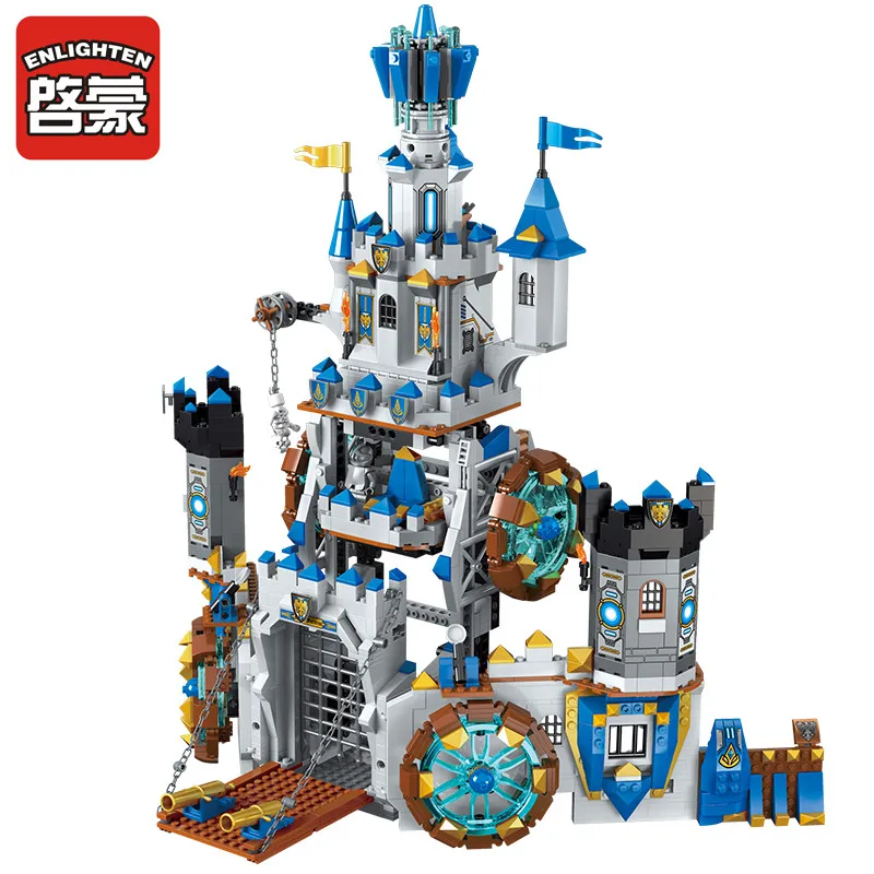 Glory Castle Knights The Battle Bunker 1541 шт Совместимость с 70317 строительным блоком brick 9