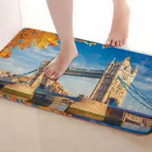 Мостик Стиль Коврик для ванной комнаты, смешной Противоскользящий коврик для ванной, занавески для душа s аксессуары, соответствующие вашей душевой занавеске