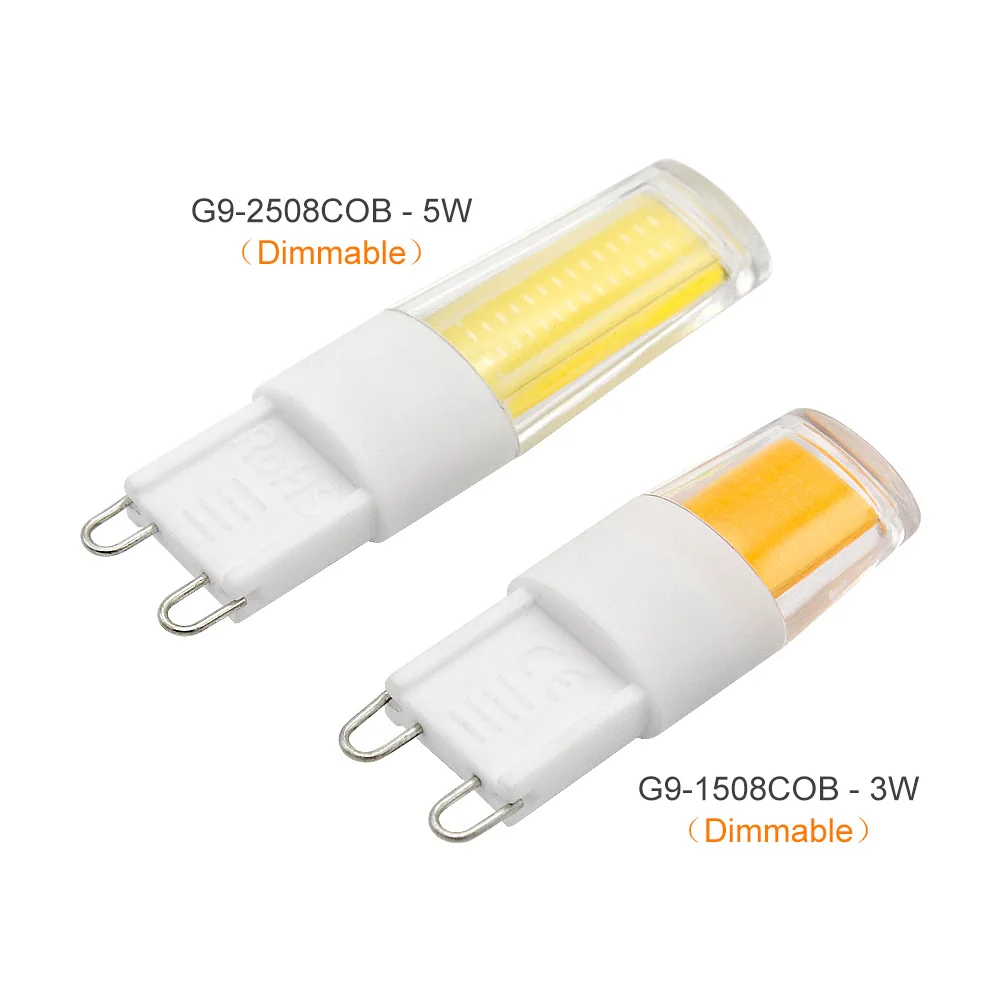1 шт. керамическая светодиодная мини лампа G9 230 В переменного тока 3 Вт 4 5 6 Вт|led