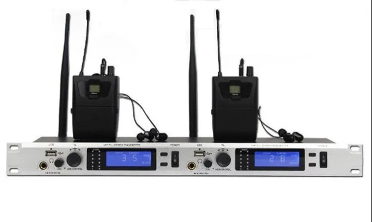 SR 2080 IEM Wireless in ear Monitor System / Professional 2 channels monitoring system - Twin Transmitter Stereo Mode | Электроника