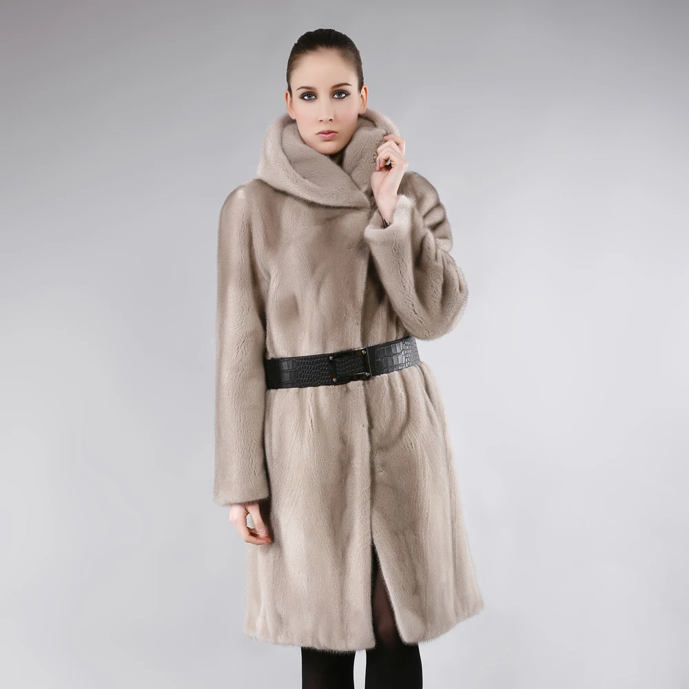 

Plus size bust 108cm Ladies' Mink garment,Noble Elegant quality women's mink fur coat,fur overcoat Free shipping FPD68