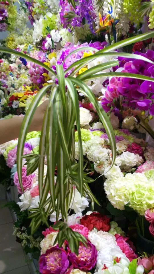Искусственные растения орхидеи 1 шт. 40 см искусственные орхидеи хлорофитум пластиковые Ротанговые настенные цветы Шелковый цветок Новогоднее украшение