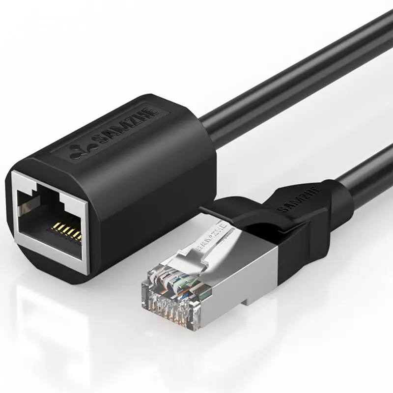 0.5 3M Network Extension Cable Adapter Rj45 Broadband 6 Class Pure