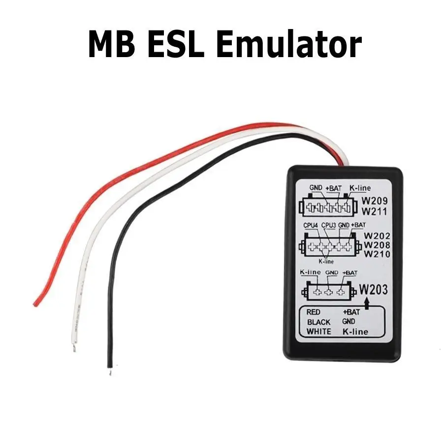 MB ESL эмулятор авто ключ программист OBD2 код для mercedes esl эмулятор для W202, W208, W210, W203, W211, W639