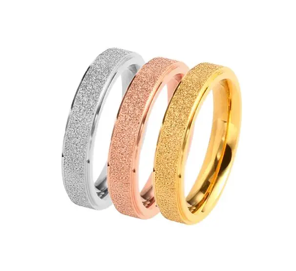 Винтажное обручальное кольцо из нержавеющей стали с покрытием под позолоту, серебро и розовое золото - Цвет основного камня: three colors