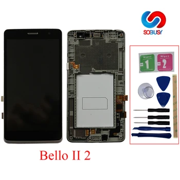 

For LG Bello II 2 X150 X165 X163 x155 x160/Max LCD Display Touch Screen Digitizer Panel Ekran Assembly replacement Parts + Frame