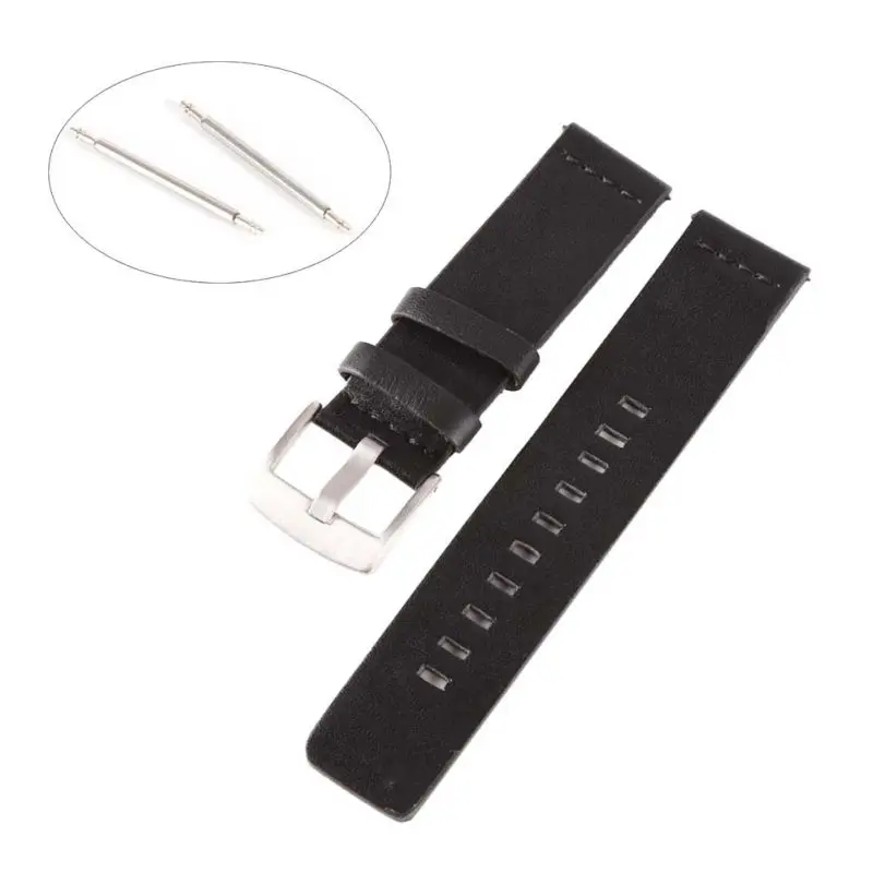 

18mm 20mm 22mm mm 24mm Genuine leather Band Strap For Motorola Moto 360 2nd Gen Smart Watch Women Man