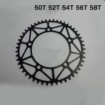 

MUQZI Foldable Bike Positive And Negative ChainWheel Tooth Plate 50T 52T 54T 56T 58T 130 BCD Cycling Ultra-light Repair Parts
