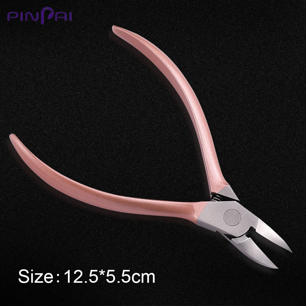 1 PC Stainless Steel Nail Rhinestones Remove Clipper Nail Art Decorations Gem Unload Nail Clipper Plier Cutter Manicure Tools