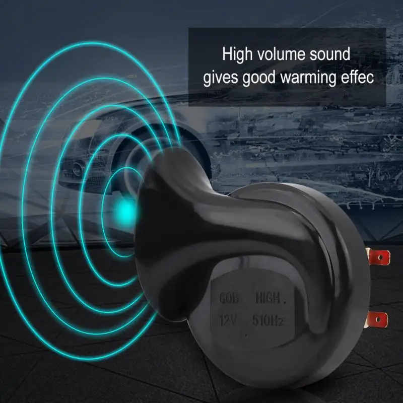2 шт. двухтональная громкий автомобильный вентилятор Улитка рог 12 V 135db универсальный для грузовик; ЛЕГКОВАЯ машина; лодка велосипед