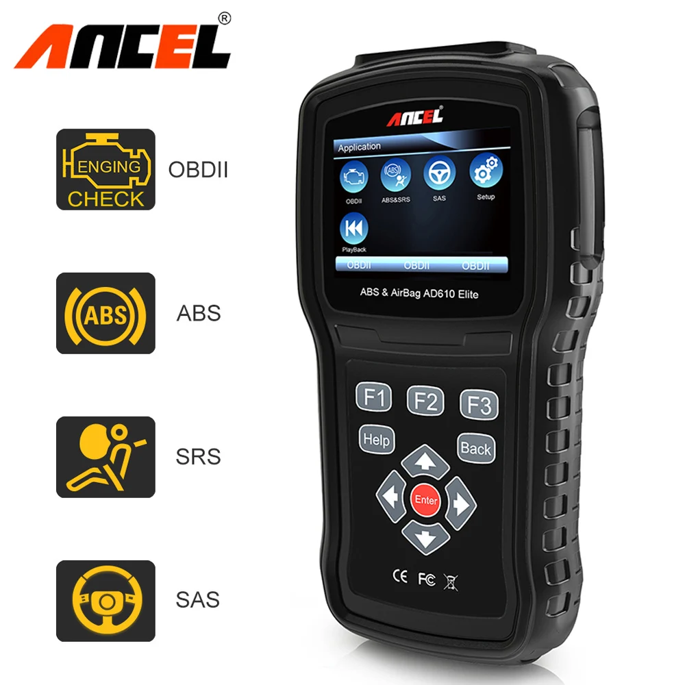 Buy Original Ancel AD610 Elite ABS SRS Airbag Air Bag