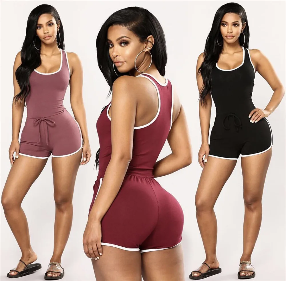 Women Jumpsuit Fitness Sports Jumpsuit Leggings Gym Workout Wear Set