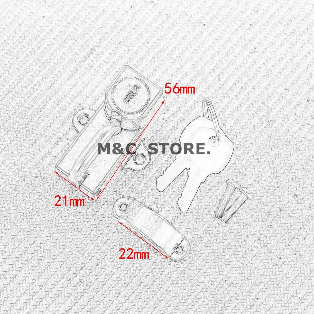 Универсальные Мотоциклетные аксессуары MC STORE замок для мотоциклетного шлема Harley