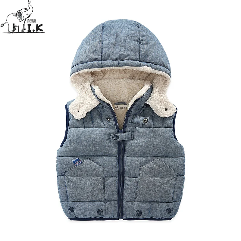 I.K Winter new arrival kids vest boys waistcoat children fashion
