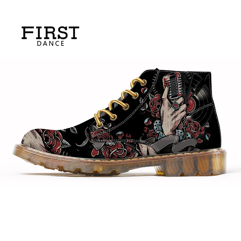 Sprint Primeira Mens Catton Dança style2 Martins Sapatas Do Botas Esqueleto Homem Crânio Preto De Tornozelo Catton Sapatos Agradável Style1 Moda style3 style1 style2 Oxfords Para Warm Catton style3 style4 Catton style4 Impressão Homens rqrwH