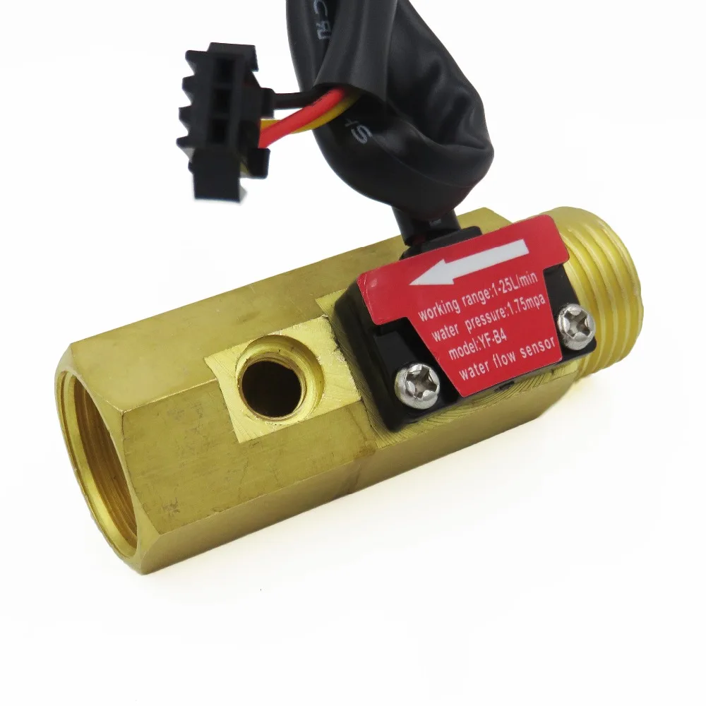 Water flow sensor meter counter indicator Turbine Hall flowmeter with