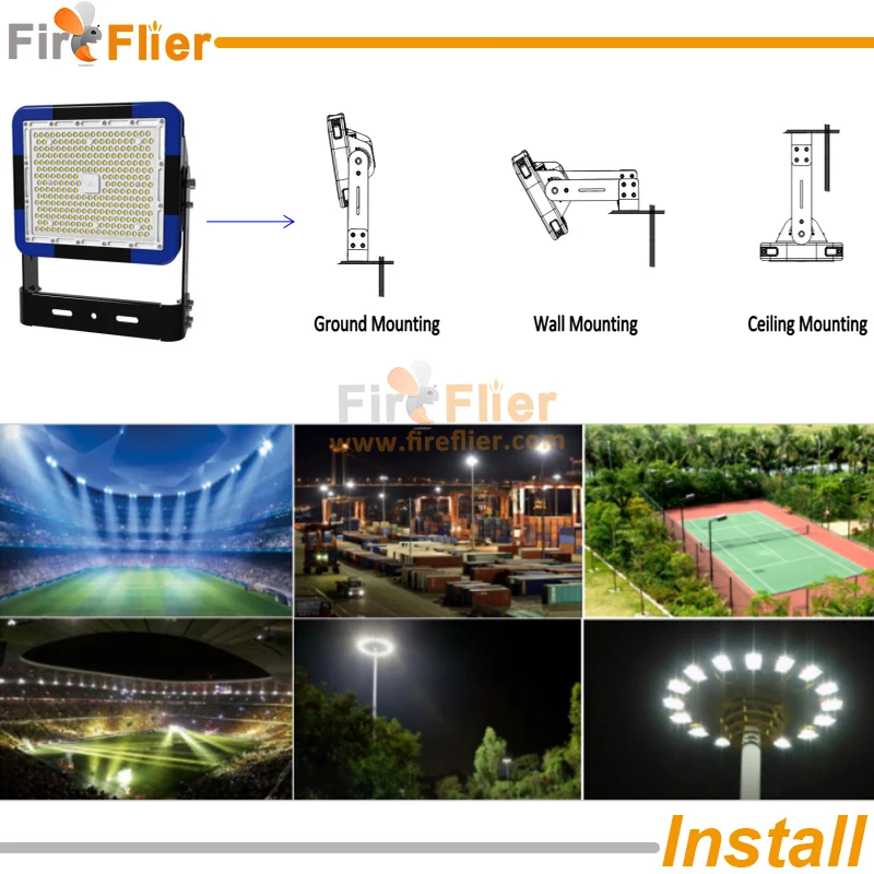 LED STADIUM LIGHT INSTALL