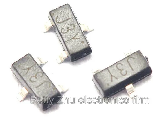 SMD транзистор S8050 (обозначение J3Y) 0.5A / 25 В NPN в корпусе SOT23 (500 шт./лот) | Электронные