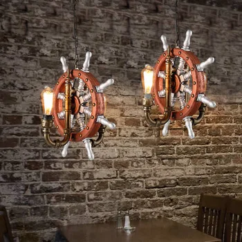 

Industrial Style Pendant Lighting Creative Water Pipes Vintage Lamp Features Iron Pendant Lights Cafe Bar Edison Light Fixtures