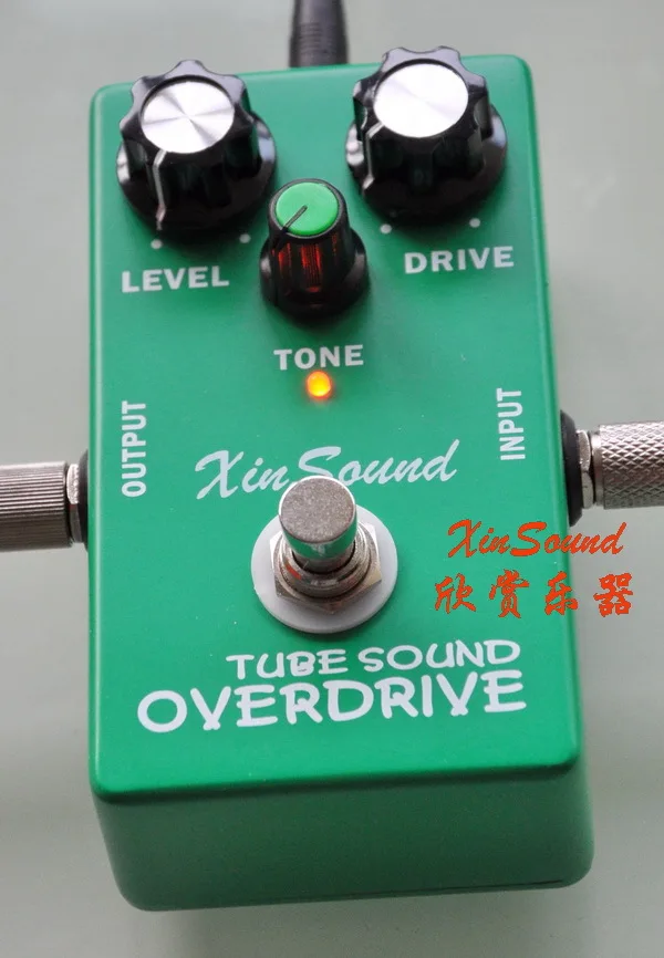 Xinsound fs-808 Tube SCREAMER Винтаж Гитары педаль w/JRC4558D чип