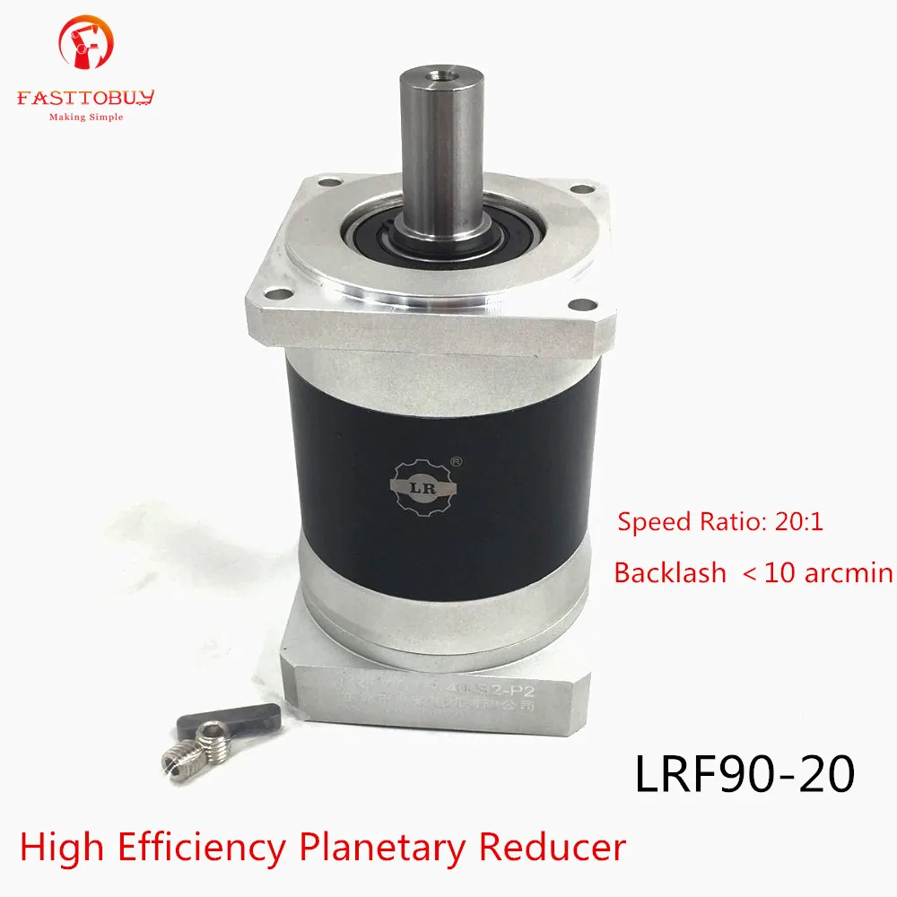 Высокая точность соотношение 20:1 80 мм серворедуктор NEMA32 Скорость редуктор планетарного механизма редуктор LRF90-20