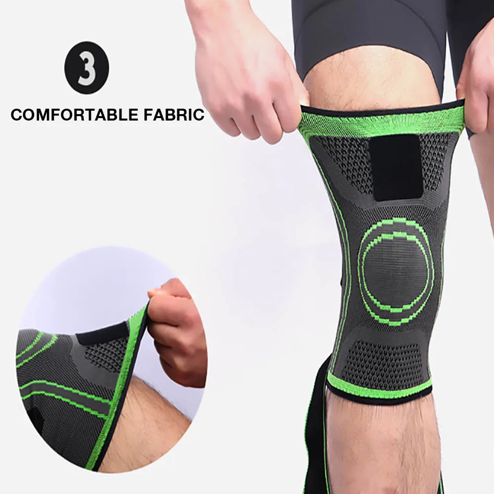 FDBRO дышащая повязка на колено для баскетбола тенниса велоспорта 1 шт.