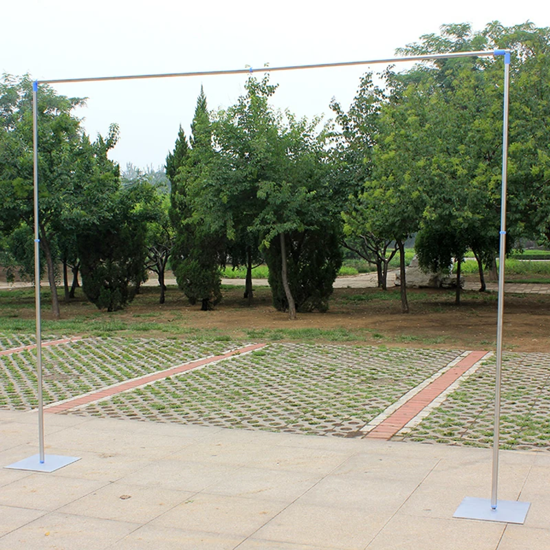 

wedding decoration drapery pipe stand backdrop pole and frame 3 meter x 3 meter new Arrival