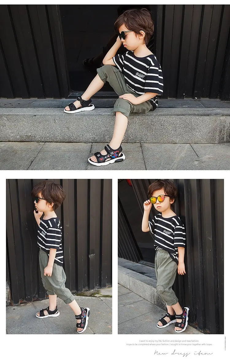 ZYJ Kids Spiderman Summer Sandals Garden Boys Girls Cartoon Bear Spider Man Shoes Sport Anti Slip Baby Beach Sandal Shoes (13)